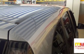 Usuwanie wgnieceń BEZ lakierowania słupek dachowy Opel Meriva